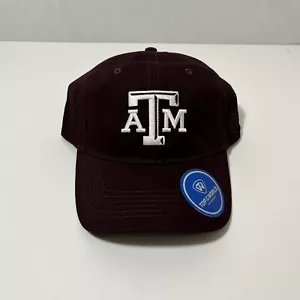 Texas A&M Men's Cap Hat Size Medium Flex Stretch Top of the World Maroon New - Picture 1 of 6