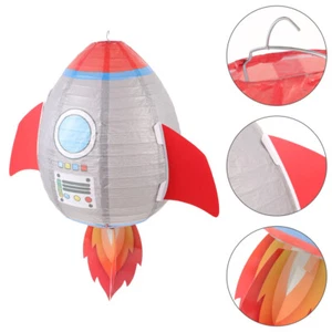 Rocket Lantern Birthday Decorations Lanterns Science Child Hanging - Picture 1 of 12