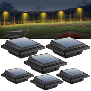 6Pack 40LEDs Solar Powered Lamps for Gutter Fence Eaves Garden Landscape Walkway - Picture 1 of 10