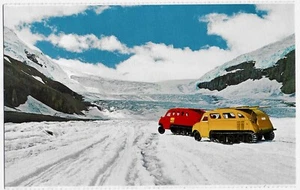 Postcard Jasper Canada, 1959 Bombardier B7, B12 Tours of Columbia Icefields —E12 - Picture 1 of 2