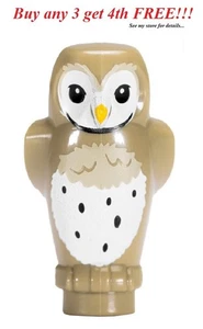 ☀️NEW LEGO Minifigure Mini Figure Minifig Animal Pet Bird Dark Tan Owl Printed - Picture 1 of 2