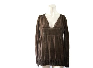 Vintage Max Studio Special Edition Women Y2K Top - Size M - Dainty Sheer - Picture 1 of 7