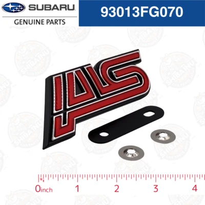 SUBARU Genuine Front Grill Emblem Badge 2011 - 2014 Impreza STi WRX 93013FG070 Foto 1 de 4