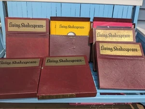 LIVING SHAKESPEARE 12” Vinyl 1962/1963 SET Cases ALBUMS Booklets And Bonus - Picture 1 of 13