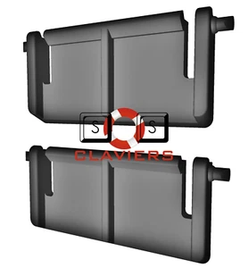 Focus FK-9000 Keyboard Spare Replacement Tilt Leg Stand Foot Feet Set - Picture 1 of 3