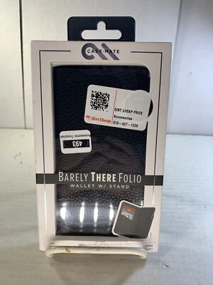 NUEVO Estuche Mate iPhone XS Cartera 5.8 Cartera Negra MIP Estuche para Teléfono Celular con Soporte Foto 1 de 4