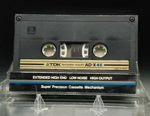 (Used) TDK AD-X 46 Blank Audio Cassette Tape Type I Normal Position Japan 1983 - Picture 1 of 6