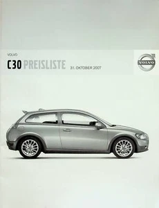 224928) Volvo C 30 - Preise & Extras - Prospekt 10/2007 - Bild 1 von 1
