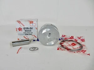 TAIDA / KBF 2V 180cc - 206cc (63mm BORE) CAST PISTON & RINGS SET - Picture 1 of 2