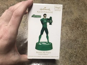 Green Lantern Beware My Power 2012 Hallmark Andenken Magic Sound Licht Ornament - Bild 1 von 4