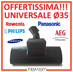Spazzola Aspirapolvere Universale Ø35 con Ruote, Miele, AEG, Electrolux, Rowenta - Foto 1 di 5