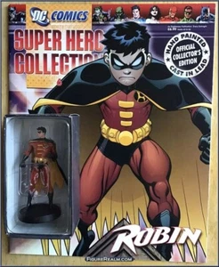 Eaglemoss 1:16 DC Comics Super Hero Fig w/Book: Robin (Tim Drake) #6 - Picture 1 of 1
