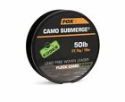 Fox Submerged Camo Lead Free Leader 50lb - 10m / Carp Fishing
