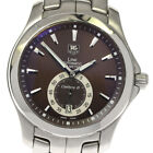 TAG HEUER Link Caliber 6 WJF211C Date Brown Dial Automatic Men's Watch_800859