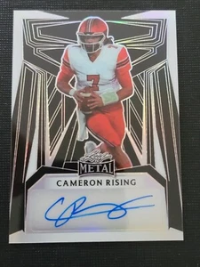 Cameron Rising 2023 Leaf Metal Autograph Football Card 4/5 BA-CR1 - Picture 1 of 10
