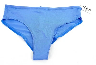 Soma Intimates Vanishing Edge Micro Cheeky Hipster ~ Dreams Come Blue ~ Size: M - Image 1 of 4