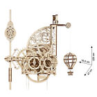 Ugears - Wood Model Building Aero Clock Wall Clock With Pendulum 320 Pieces