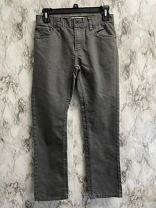 Levi's 511 Slim Fit Jeans Boys' 14 Regular Grey Pants 27/27 Red Tab - Picture 1 of 5