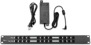 12 Port Poe Injector with 48V60W Power Supply - 10/100 Data - Rack Mount - Add P - Picture 1 of 6