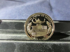 2021-S INNOVATION  PROOF DOLLAR COIN N.C.  FIRST PUBLIC UNIVERSITY NO BOX or COA - Picture 1 of 4