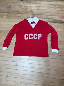 CCCP Hockey Shirt Collared Vintage Soviet Union (USSR) - Picture 1 of 5