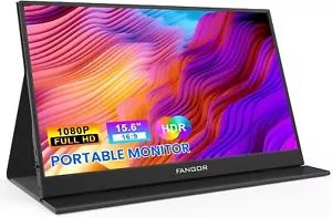 FANGOR Portable Monitor 15.6" FHD 1080P Ultra-Slim HDR IPS, Model:BX156 *NEW* - Picture 1 of 15