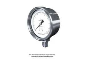 (AMPMECH) BADOTHERM GAUGE, PRESSURE, BDT18/A, 160MM, 0-600 BAR - Picture 1 of 3