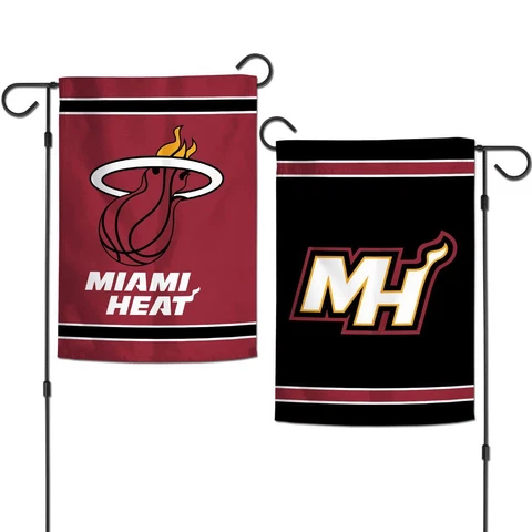 Miami Heat Wincraft NBA 12x18 Double Sided Garden Flag, FREE SHIP! Cover