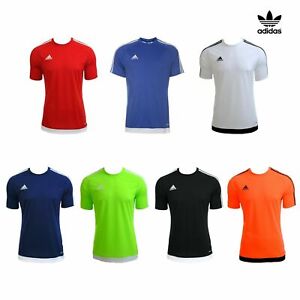 Boys Adidas Estro 15 Top Short Sleeve T Shirt Kids Football Training Size M L XL