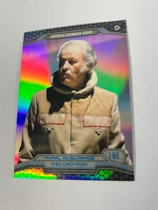 Star Wars Chrome Perspectives 2014 McQuarrie #19E rifrattore parallelo Z7 - Foto 1 di 1