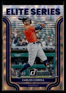 2022 Donruss #ES-5 Carlos Correa Elite Series #/999 - Foto 1 di 2