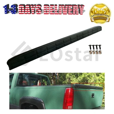 Protector superior moldeado tapa alerón puerta trasera para 99-07 Chevy Silverado GMC Sierra Foto 1 de 3