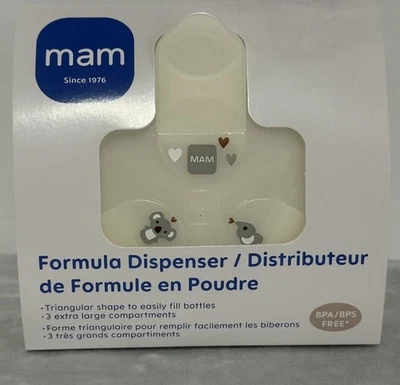 Dispensador de fórmula MAM - 4,2 OZ nuevo en paquete Foto 1 de 4