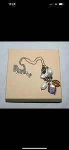 Silpada Sterling Silver Hematite Abalone Pearl Necklace  N2202  53832 - Picture 1 of 3