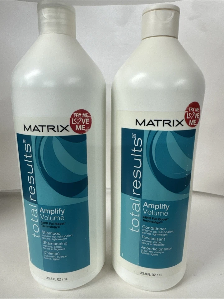 Xampu + condicionador Matrix Total Results Amplify Volume 33,8 oz – pacote com 2 duplas - Imagem 1 de 4