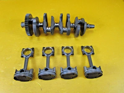 02 03 2002 2003 YAMAHA YZF R1 CRANKSHAFT CONNECTING ROD PISTON CRANK SHAFT OEM - Image 1 of 4