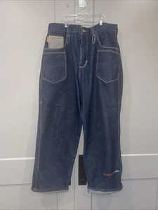 VTG FUBU Platinum Denim Jeans Mens Size 38 X 34 Fat Albert And The Junkyard Gang - Picture 1 of 9