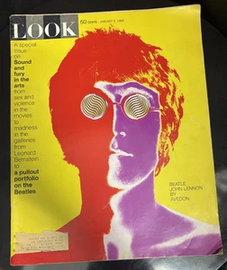 Look Magazine - January 9, 1968 - Beatles Special Edition with Poster - Imagen 1 de 3