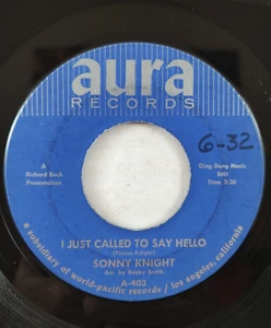 Sonny Knight – If You Want This Love ~ Northern Soul Popcorn 45 RPM 1964 Aura - Picture 1 of 4