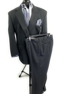 Traje Cornelli Completo 2 Piezas Negro 2 Botones Lana Colección Exclusiva Talla 48R - Imagen 1 de 8