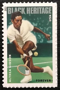 2013 Scott #4803 - Forever - ALTHEA GIBSON - Single Stamp - Mint NH - Picture 1 of 1