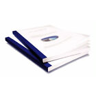 Coverbind 1" Navy Clear Linen Thermal Covers 40pk - 575207