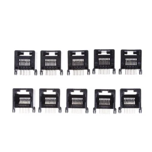 10Pcs Unshielded RJ11 RJ45 8P8C Network Modular PCB Connector Jacks Connecto LT - Afbeelding 1 van 6