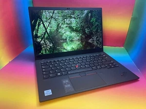 X1 Carbone 8th Gen 20UA Portable THINKPAD i5-10310U Vpro 8GB 256GB 14 " Victoire - Photo 1/9