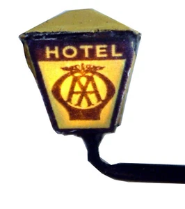 AA or RAC Hotel Sign Lights Up F221 UNPAINTED OO Scale Langley Model Kit Metal - Picture 1 of 1
