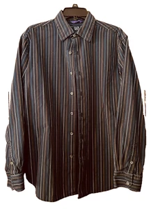GAP Herren Hemd, dunkelblau gestreift Gr. M 15-15 1/2 - Bild 1 von 5
