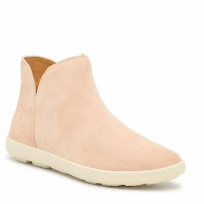 Frye -women’s Melissa sneaker Shootie suede leather light pink size 8 - Image 1 of 4