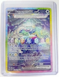 Pokemon Scarlatto e Viola Miracolo Stellare Terapagos EX carta da gioco grezza non classificata! - Foto 1 di 10