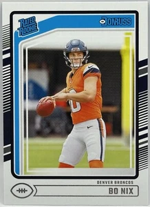 2024 Panini Donruss - Rated Rookie #369 Bo Nix (RC) DEN - Picture 1 of 2