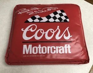 Vintage Nascar Bill Elliott Coors Light Motorcraft  seat cushion stadium seat - Picture 1 of 8